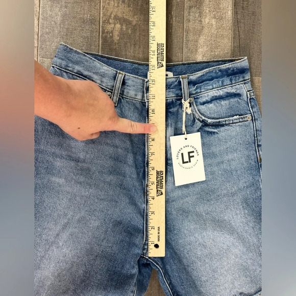 NWT Lovers and Friends Devon High Rise 90's Cut Off in Islandia - Picture 7 of 7